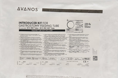 Halyard 98433 Introducer Kit For Gastrostomy Feeding Tube 22Fr. (x)